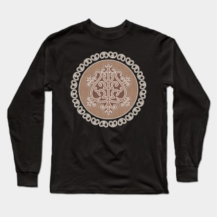 Talisman of health. Siberian tribal amulet Long Sleeve T-Shirt
